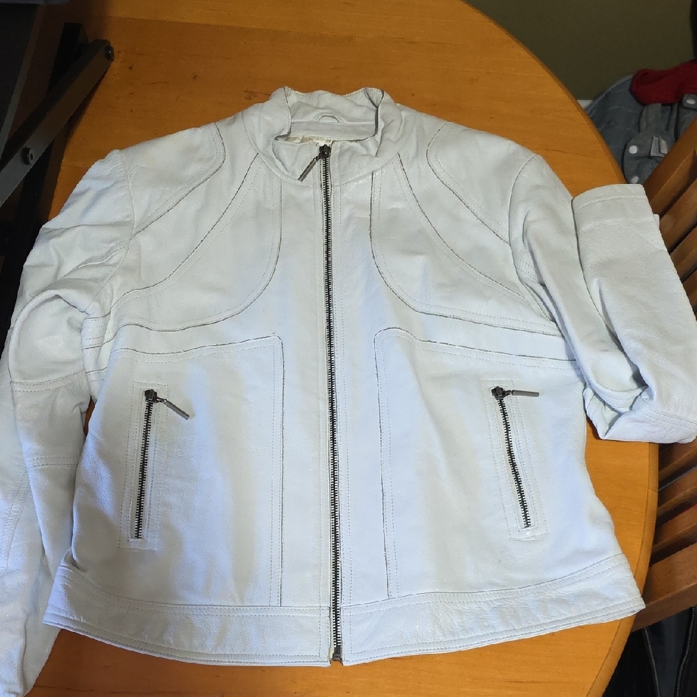 Wilsons Leather White Jacket